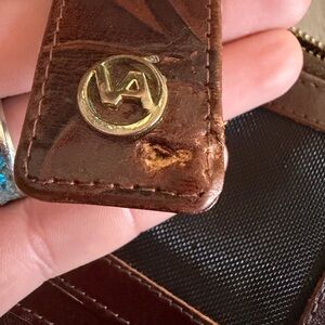 Brown Leather Wallet women’s Valentina